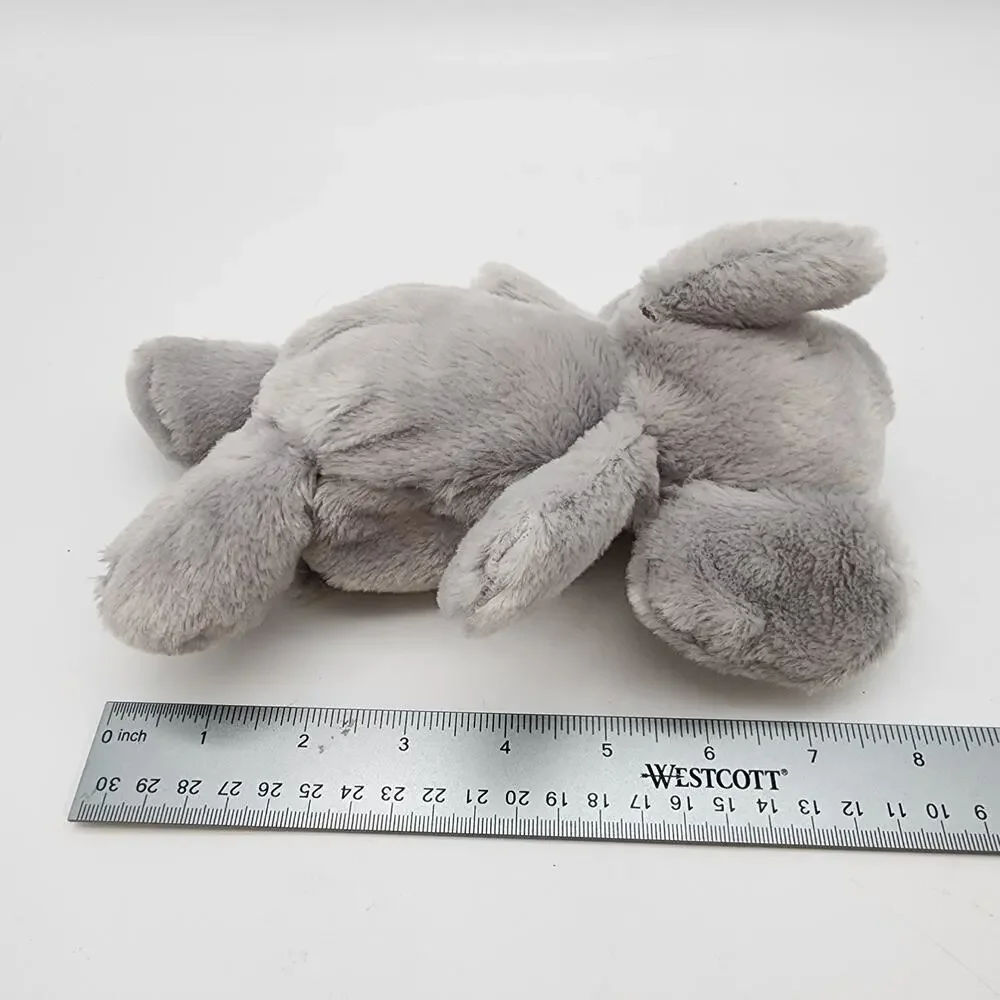 Carters Gray Elephant Rattle Plush Stuffed Animal 8
